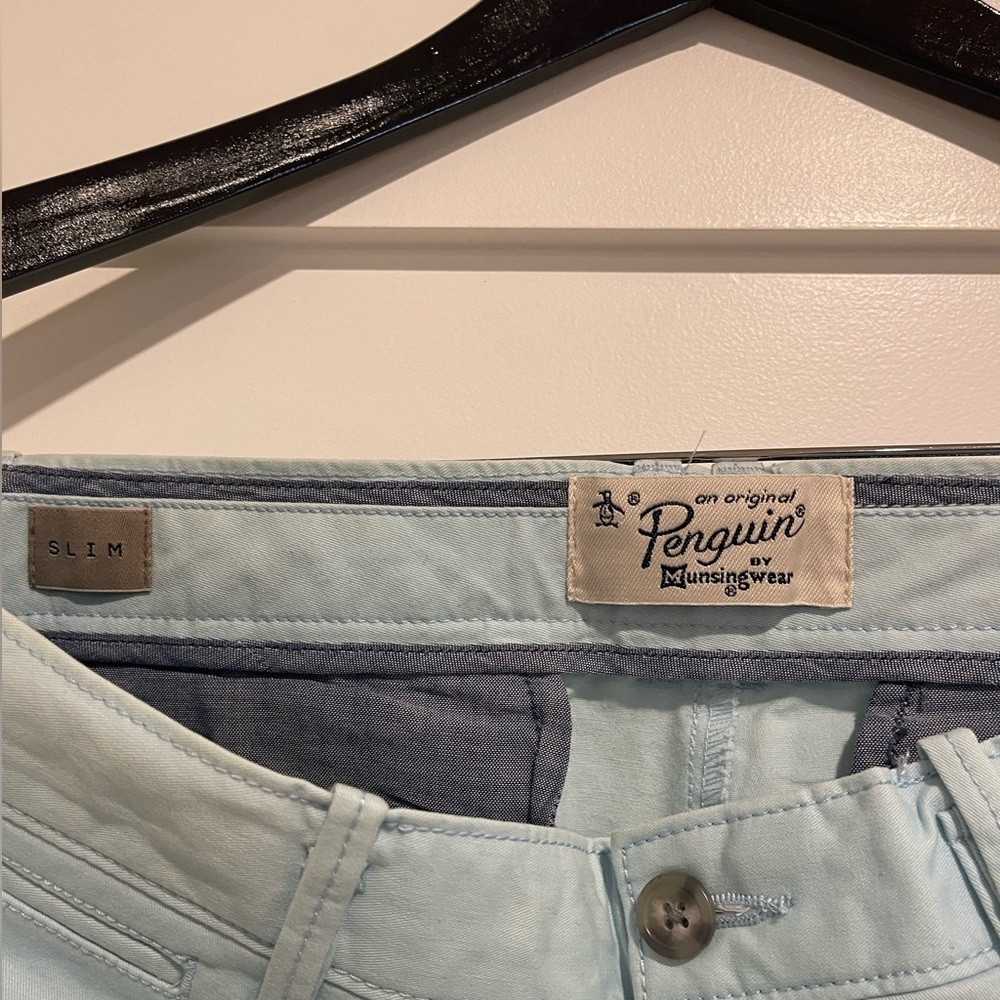 Men's P55 Slim-Fit Stretch Chinos by original penguin